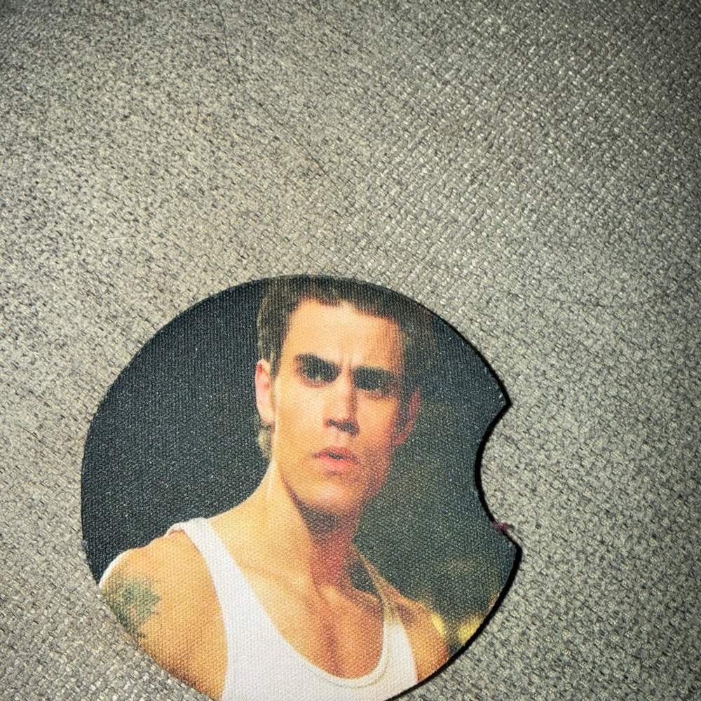 The Vampire Diaries Stefan Salvatore Rubber Car Coaster